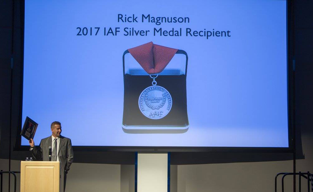 Rick Magnuson, 2017 IAF Silver Medal Award Recipient…