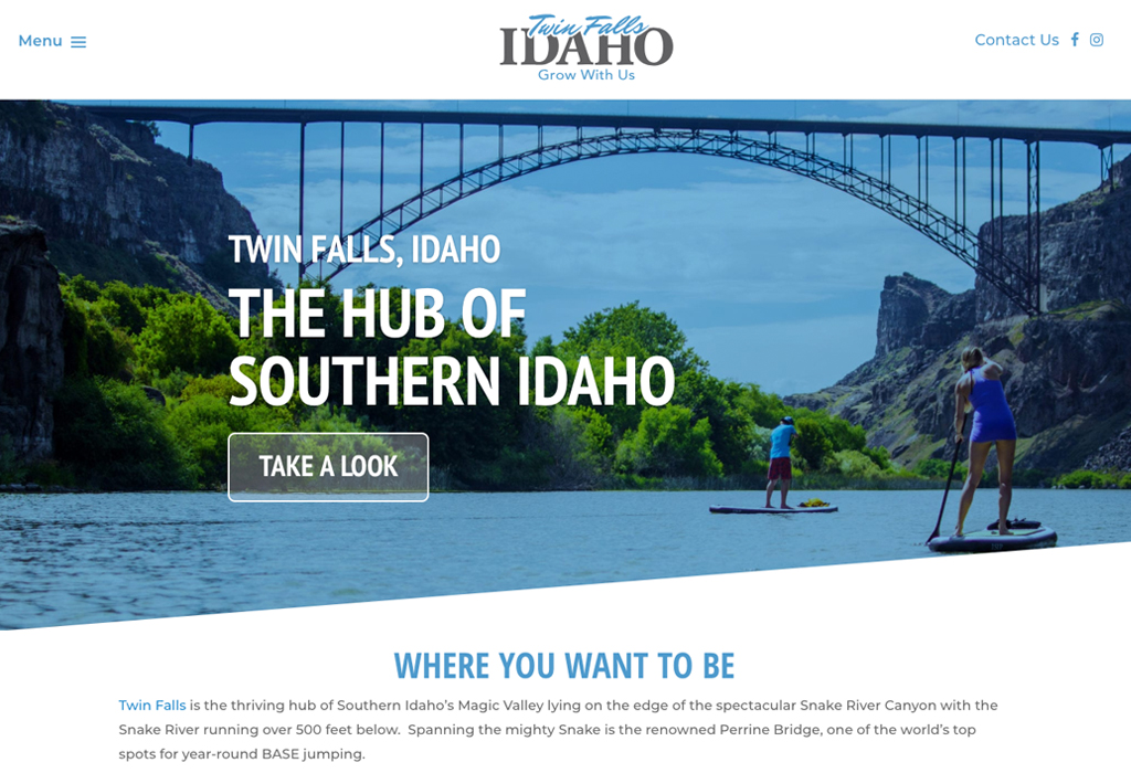 TWIN FALLS IDAHO WEBSITE